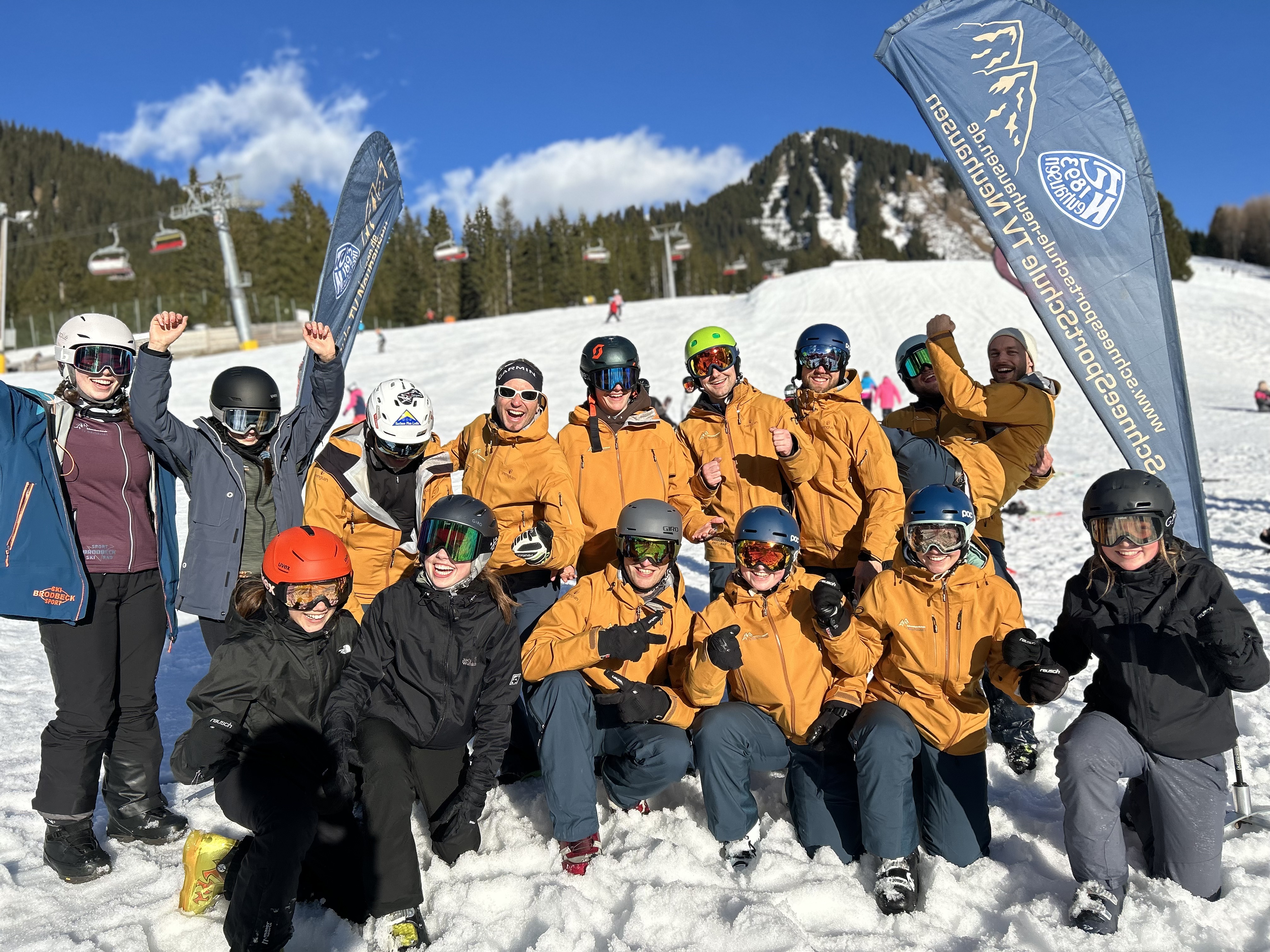 SchneesportSchule Neuhausen Ausfahrt Team